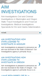 Mobile Screenshot of aiminvestigations.com